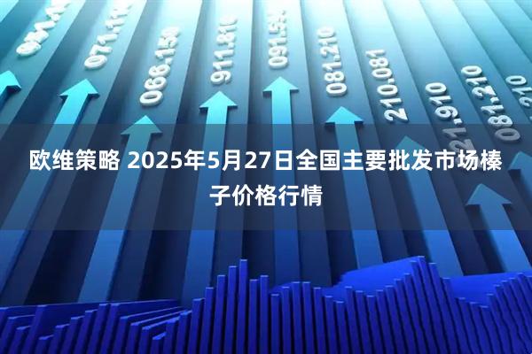 欧维策略 2025年5月27日全国主要批发市场榛子价格行情
