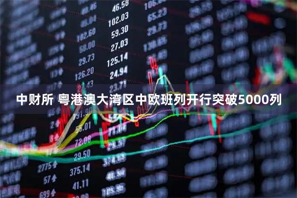 中财所 粤港澳大湾区中欧班列开行突破5000列